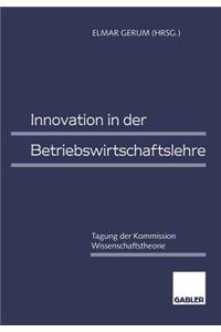Innovation in Der Betriebswirtschaftslehre