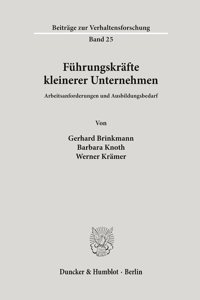 Fuhrungskrafte Kleinerer Unternehmen