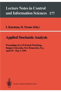 Applied Stochastic Analysis
