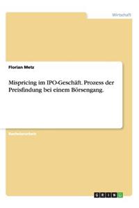 Mispricing im IPO-Geschäft. Prozess der Preisfindung bei einem Börsengang.