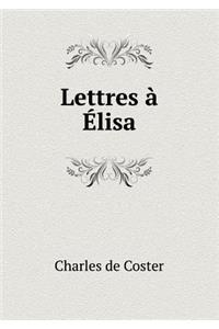 Lettres à Élisa