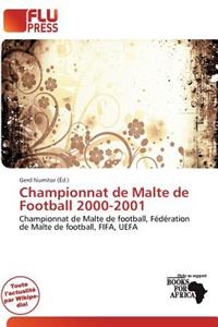 Championnat de Malte de Football 2000-2001