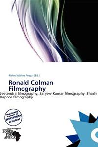 Ronald Colman Filmography