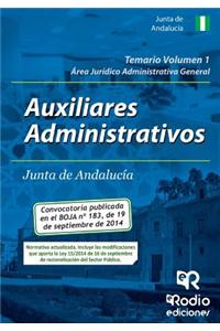 Auxiliares Administrativos de La Junta de Andalucia. Area Juridico Administrativa General
