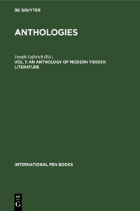 Anthology of Modern Yiddish Literature