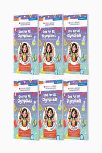 Oswaal One For All Olympiad Previous Years' Solved Papers Class 6 (Set of 6 Books) Maths, English, Science, Reasoning, Cyber & General Knowledge (For 2025 Exam)
