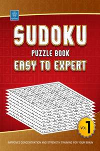 Sudoku puzzle book easy to expert