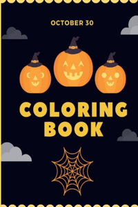 October 30 Coloring Book