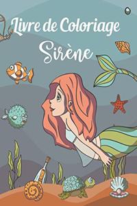 Sirène Livre De Coloriage
