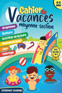 Cahier de vacances moyenne section