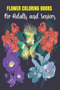 flower coloring books for adults and seniors
