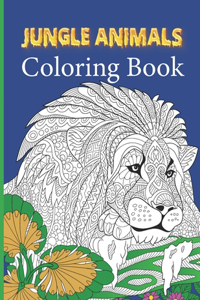 Jungle Animals Coloring Book