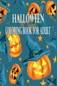 Halloween coloring Book For Adult