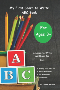 My First Learn to Write ABC Book