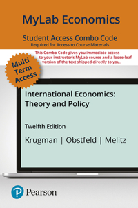 Mylab Economics with Pearson Etext + Print Combo Access Code for International Economics