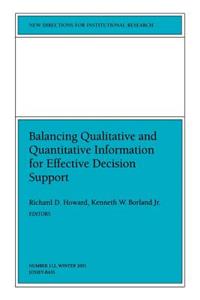 Balancing Qual Quant Informati