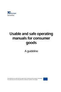 Usable and Safe Operating Manuals for Consumer Goods