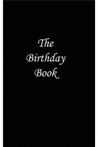 The Birthday Book (Black Cover)