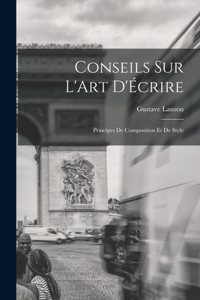 Conseils sur L'Art D'Écrire