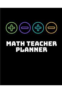 Math Teacher Planner