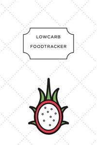 Low Carb Food Tracker: A5 notebook squared planner journal meal tracker motivational diary fitness plan