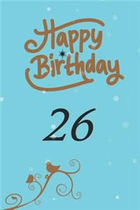 Happy birthday 26