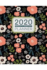 Floral Fresh - Planner 2020 - Weekly and Monthly Diary