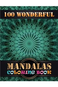100 Wonderful Mandalas Coloring Book
