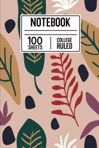 Notebook 100 Sheets College Ruled
