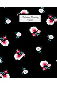 Christmas Shopping Tracker: Christmas Card List Recorder and Address Book Organizer Holiday Shopping List Planner Notebook