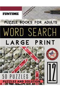 Word Search Puzzle Books for Adults Large Print