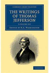 Writings of Thomas Jefferson 9 Volume Set