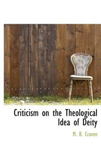Criticism on the Theological Idea of Deity