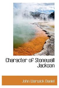 Character of Stonewall Jackson