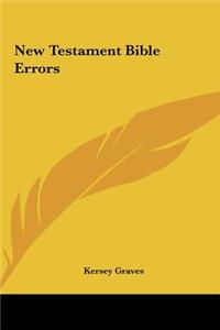 New Testament Bible Errors