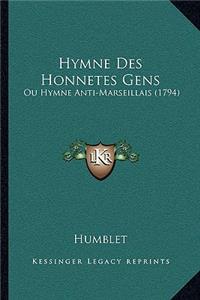 Hymne Des Honnetes Gens