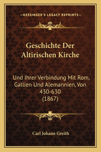 Geschichte Der Altirischen Kirche