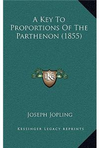 A Key To Proportions Of The Parthenon (1855)