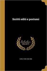 Scritti editi e postumi