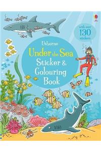 Under the Sea Sticker and Colouring Book