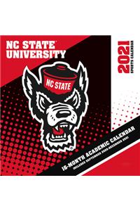 NC State Wolfpack 2021 12x12 Team Wall Calendar