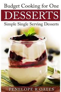Budget Cooking for One Desserts