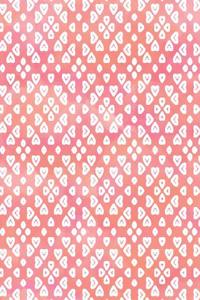 Peach Watercolor Heart Pattern Notebook