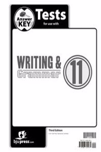 Writing Grammar 11 Tests Answer Key 3rd Edition