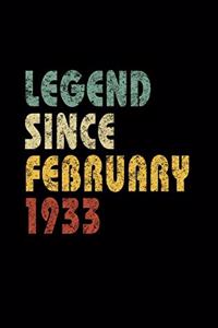 Legend Since February 1933