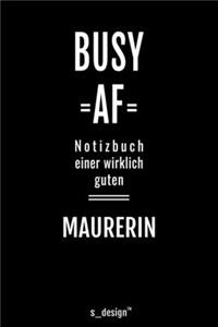 Notizbuch für Maurer / Maurerin