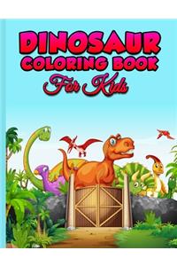 Dinosaur Coloring Book For Kids: Fantastic Dinosaur Coloring Book for Boys, Girls, Toddlers, Preschoolers, Kids 3-8, 6-8 (Dinosaur Book)