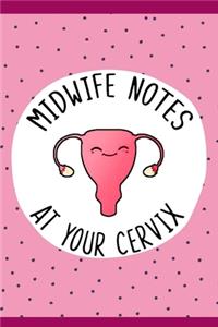 Midwife Notes At Your Cervix Journal, Midwifery Notebook