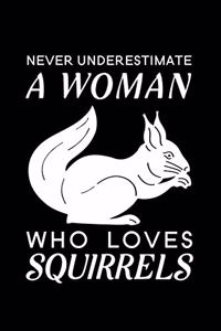 Never Underestimate a Woman Who Loves Squirrels