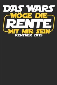 Rentner Notizbuch